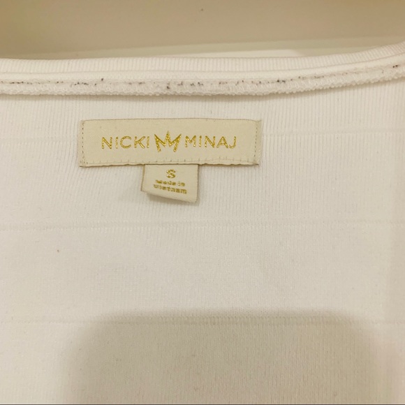 Ncki Minaj white square neck bodycon dress - Picture 5 of 7